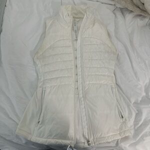 Lululemon Athletica Ivory Puffer Vest